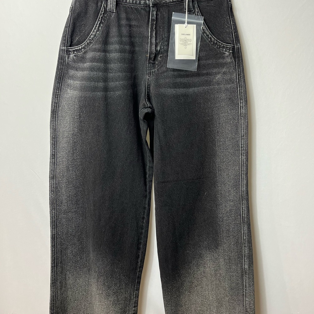 Cello Black and Gray Flare Jeans.